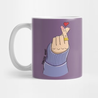 Finger heart Mug